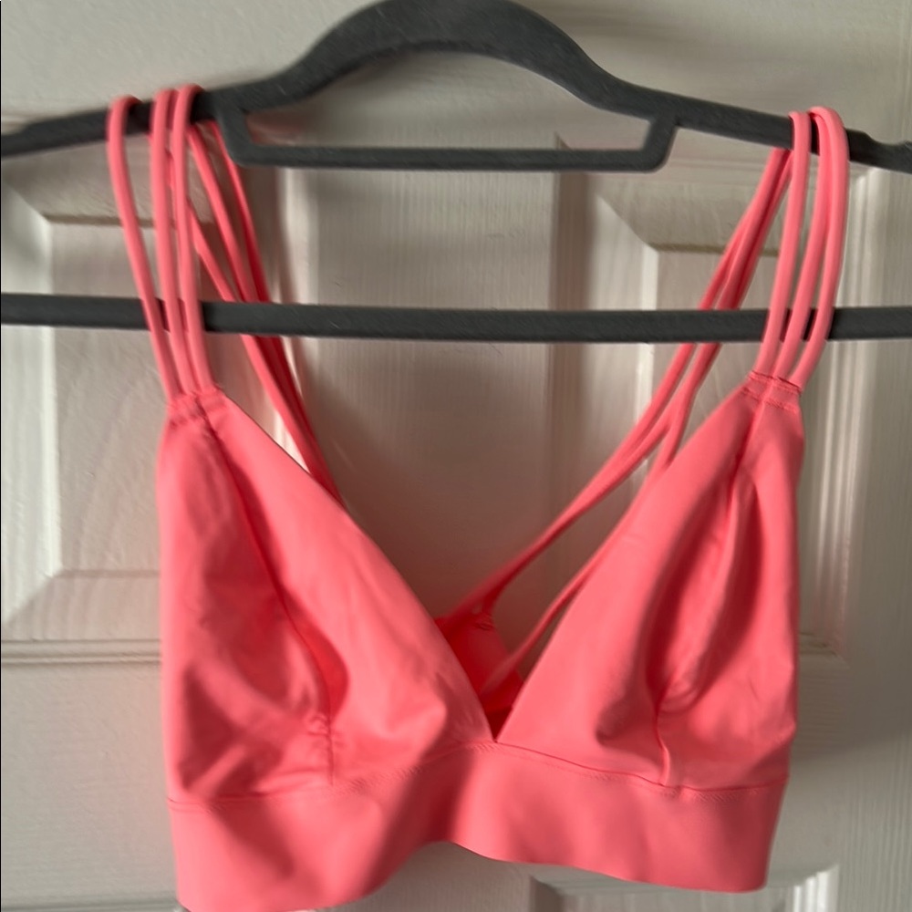 Pink Strappy Women's Bralette